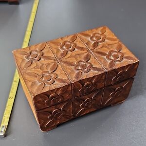 Handcrafted in Poland wooden petite box.